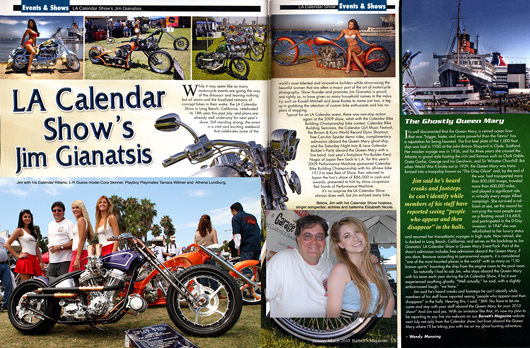 Barnetts magazine 2009 LA Calednar Motorcycle Show coverage