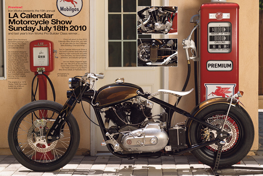Iron Worlks LA Calendar Motorcycle Show feature