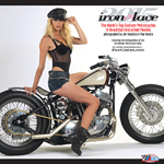 Iron & Lace custom motorccyle pinup model calendar