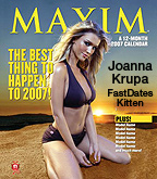 Maxim, Joanna Krupa, calendar, model, supermodel, Playboy Playmate