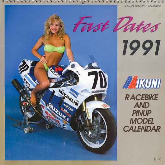 Fast Dates 1991 Calendar with Pamela Anderson