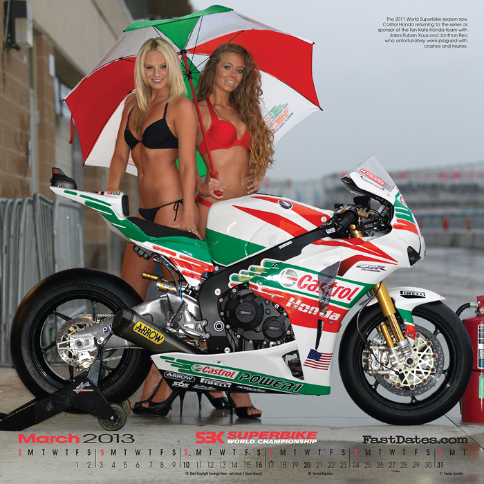 World Premier 2013 Fast dates World Superbike and MotoGP Calendar