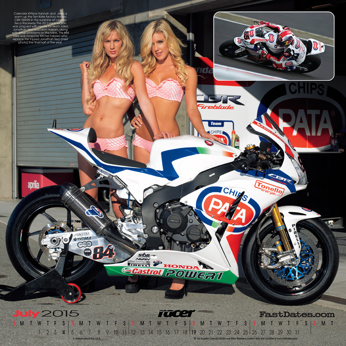 Iron & Lace Calendar motorcycle photo