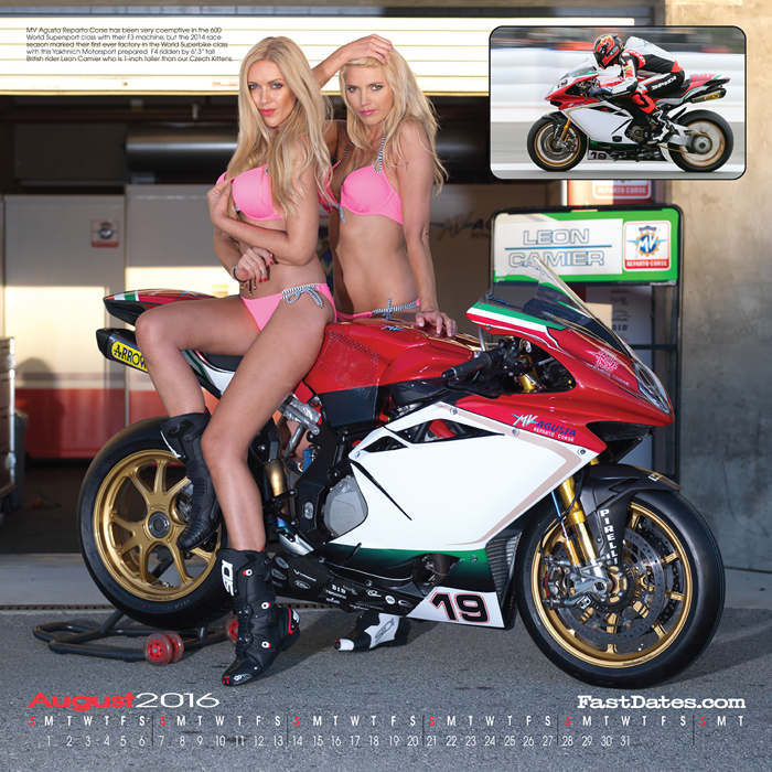 Iron & Lace Calendar motorcycle photo