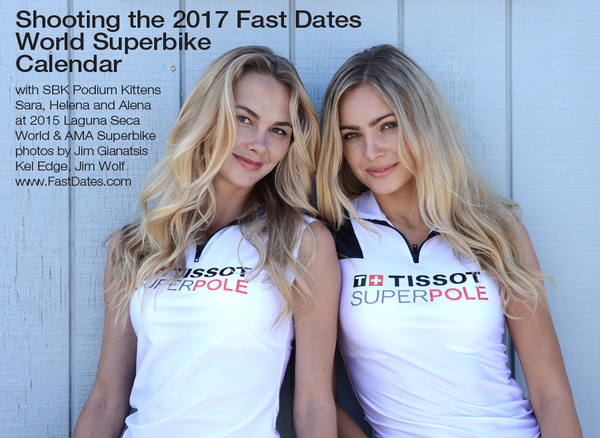 2017 Fast Dates World Superbike Calendar Shoot photo