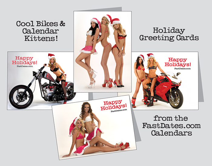 Fast Dates holiday greeting cards
