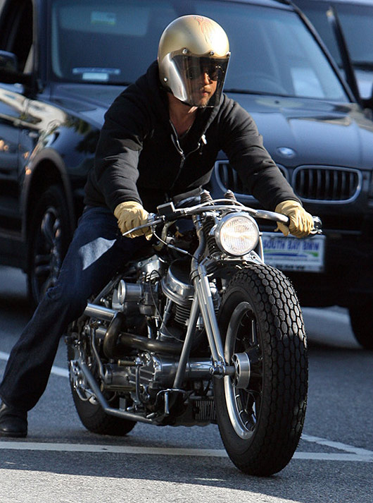 Brad Pitt motorcycle, Shinya Kimura