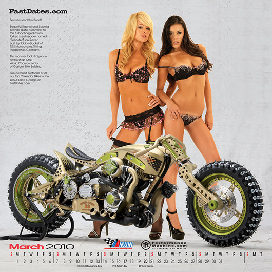 2010 Iron & Lace Calendar