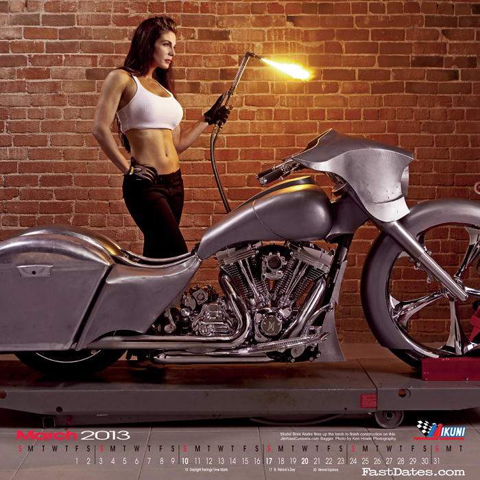 Iron & Lace custom V-twin motorcycle calendar