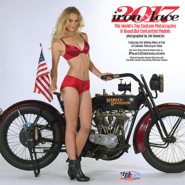 2010 Iron and lace Calendar, Iron & Lace, custom motorcycle calendar, Playboy Playmate