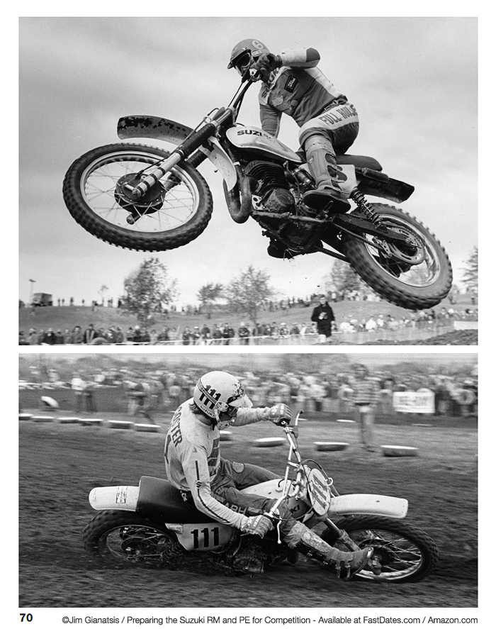 Jim Gianatsis classic motocross photography, Tony Distefano, Roger DeCoster photo photos photography stock