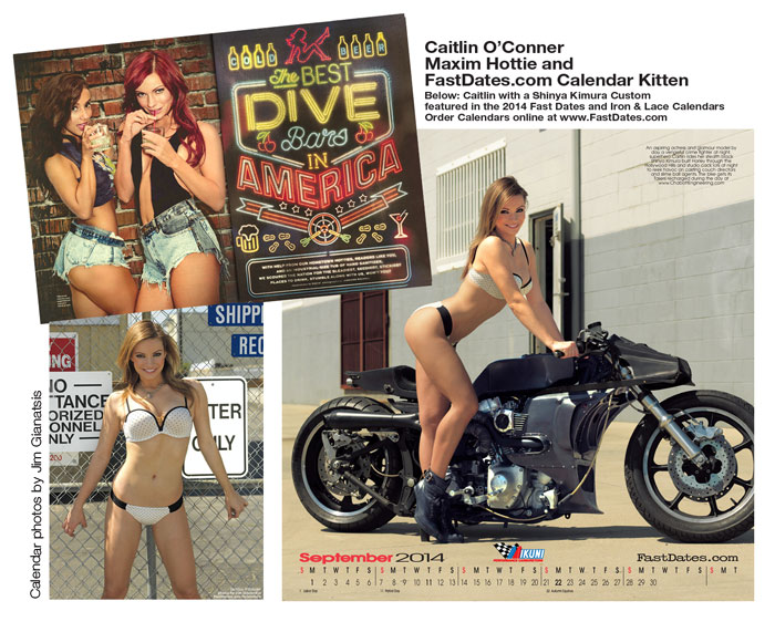 Caitlin O'Conner in Maxim Fastdates.com Calendars