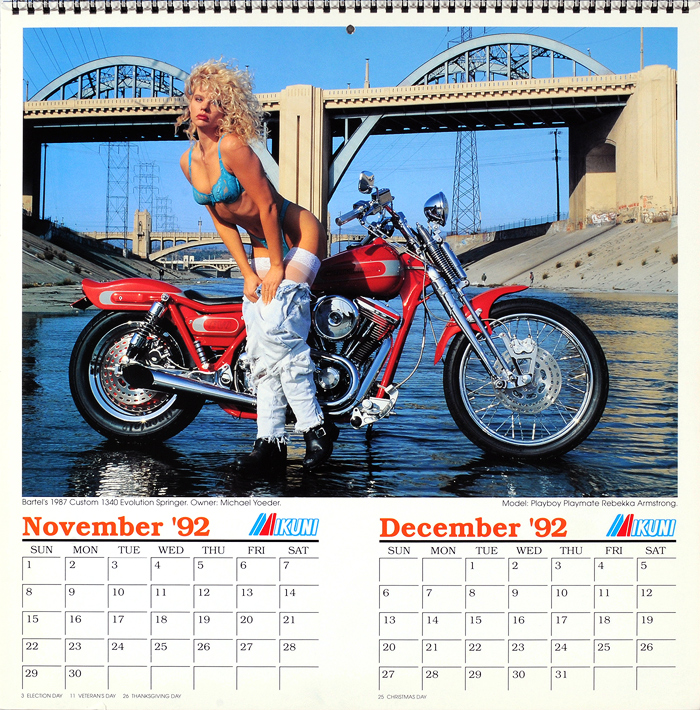 Rebekka Armstrongmodel photo Iron & Lace Calendar