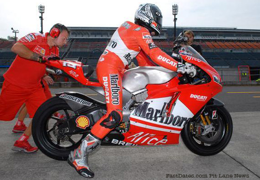 Ducati 800cc MotoGP test bike