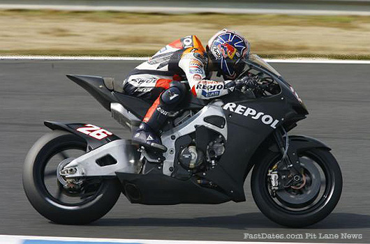 Honda MotoGP 800cc test bike
