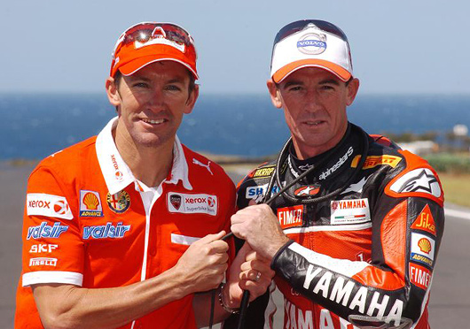 Troy Bayliss, Troy Corser, Phillip Island photo picture