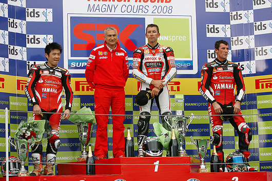 Magney-Cours Podium World Superbike