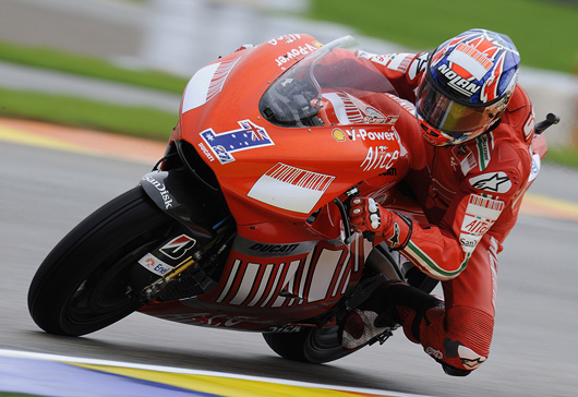 Casey Stoner Ducati Vaencia MotoGP