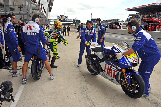 Valentino Rossi Lemans Pit Stop