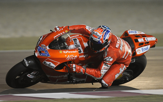 casey Stoner Ducati GPo9 MotoGP Losail Qatar