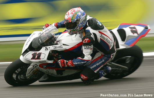 Troy Corser BMW race action Monza world superbike