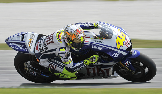 Valentino Rossi action photo sepang MotoGP Test