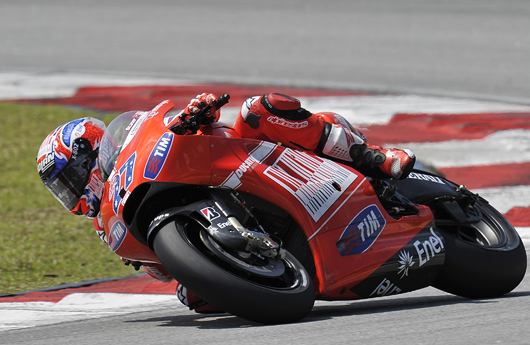 Casey Stoner Ducati Sepang MotoGP Test photo