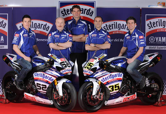 Yamaha 2010 World Superbike team photo