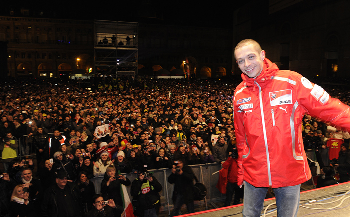 Valentino Rossi MotoGP night Bologna