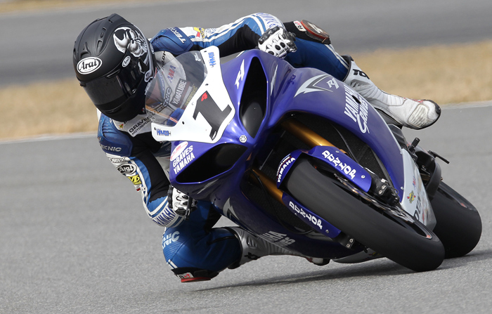 Josh Hayes action photo Yamaha Superbike