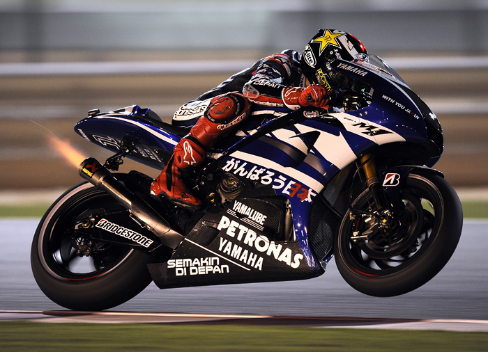 Jorge Lorenzo yamaha Qatar MotoGP action photo picture