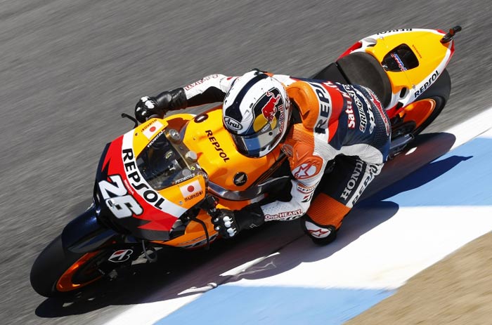 Dani Pedrosa laguna Seca MotoGP action racing photo picture