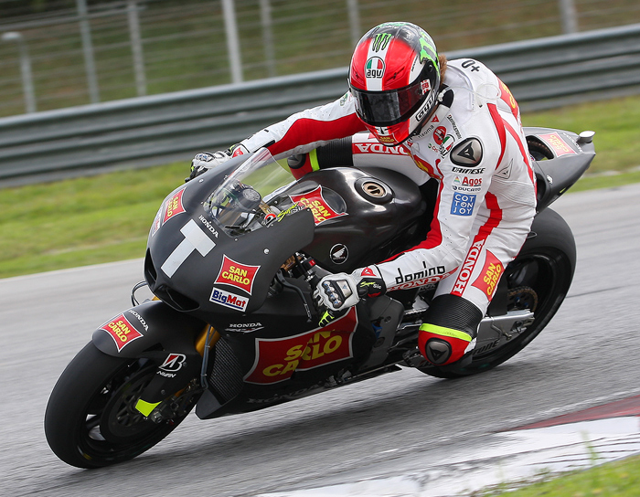 Marco Simoncelli Honda rider photo