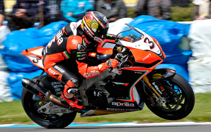 Max Biaggi Misano Podium