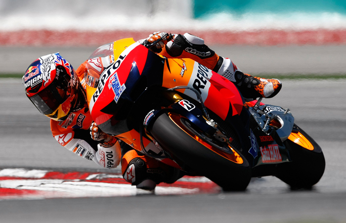 Casey Stoner Malaysia MotoGP test