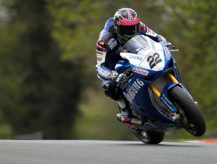 Same Lowes action photo Olton Park British Superbike