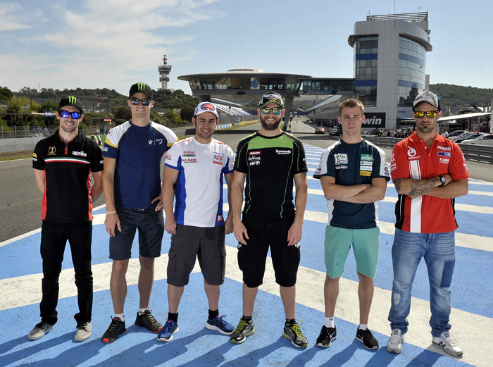 Jerez top SBK factory riders