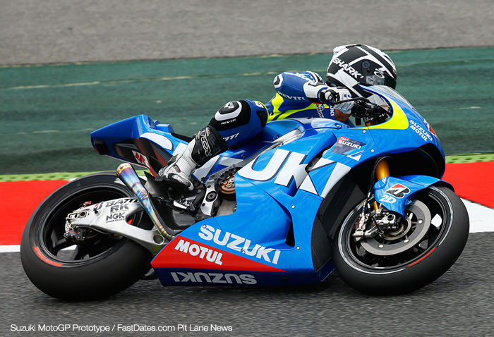 Suzuki MotoGP bike prototype test 2013 