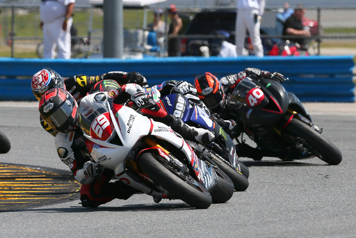 Daytona 200 race action photo 