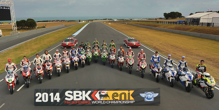 2014 SBK Rider group photo