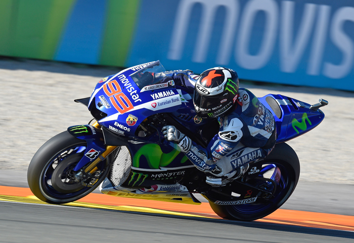 Jorge Lorenzo action photo Valencia MotoGP