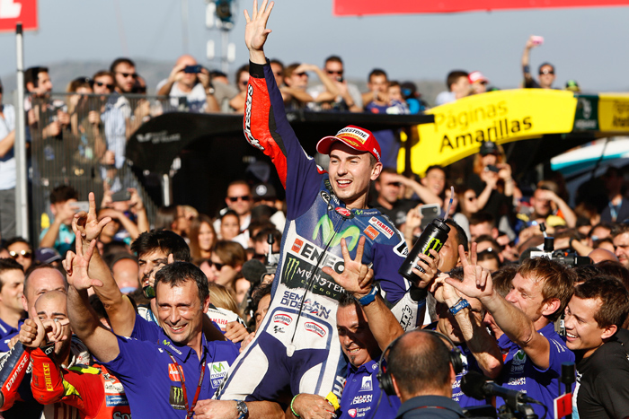 Lorenzo MotoGP World Champion Valencia 2015