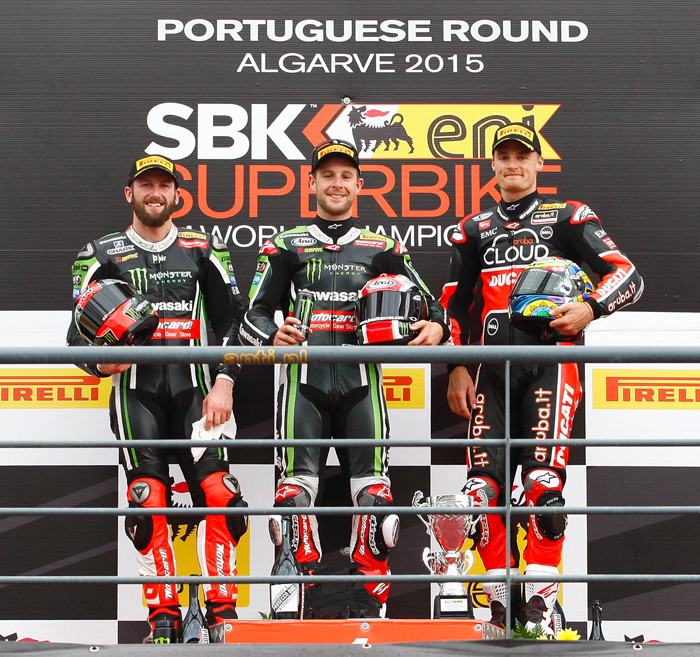 Portiamo SBK World Superbike podium race one 2015