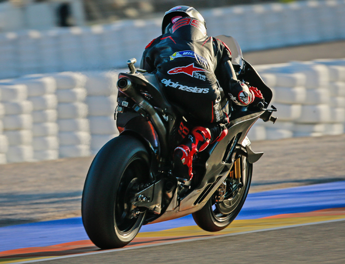 Jorge Lorengo testing Ducati MotoGP