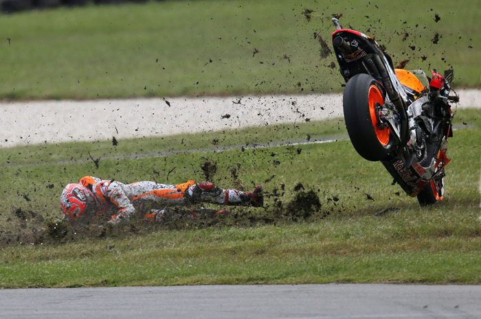 Marquez crashphoto Phillip Island MotoGP