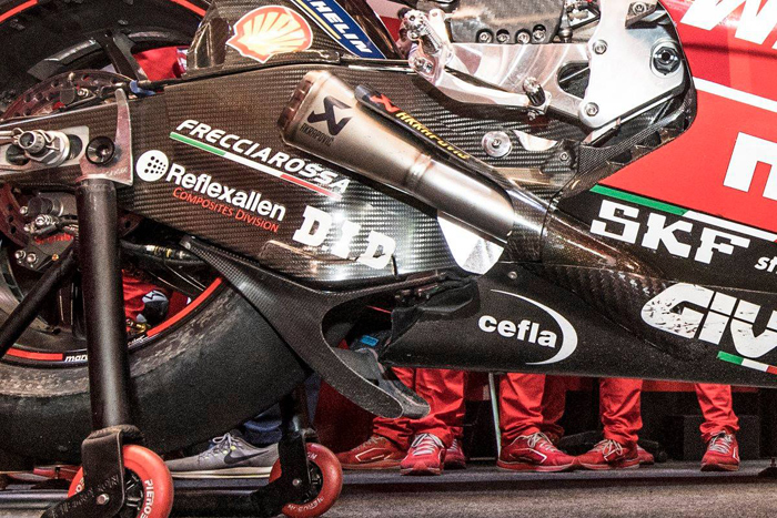 Ducati MotoGP rear wheel aero