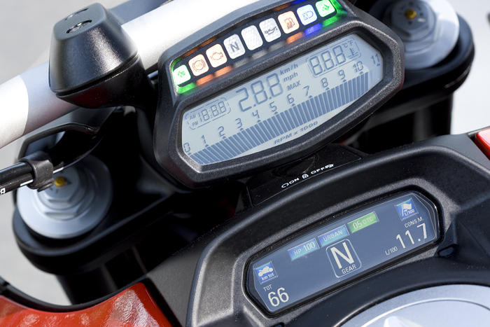 Ducati Diavel Instrument panel photo
