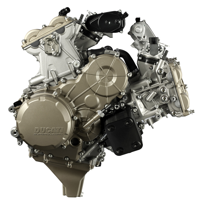 Ducati 1199 Superquadro engine picture photo