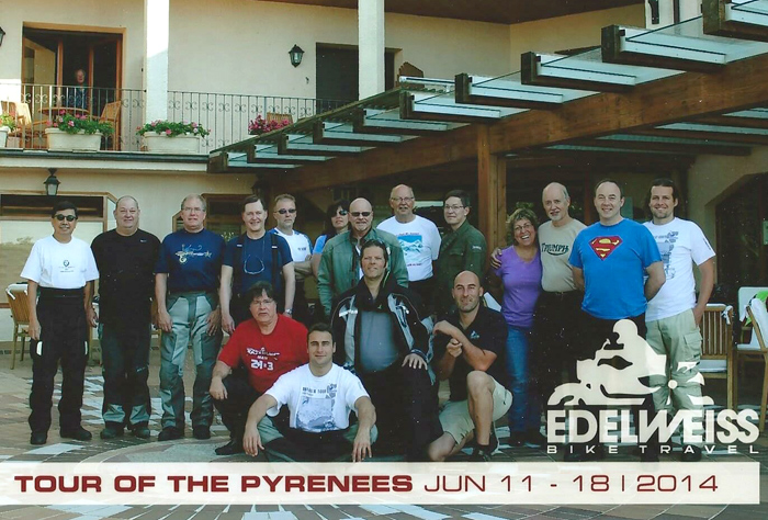 Edelweiss Pyrenees group photo 2014