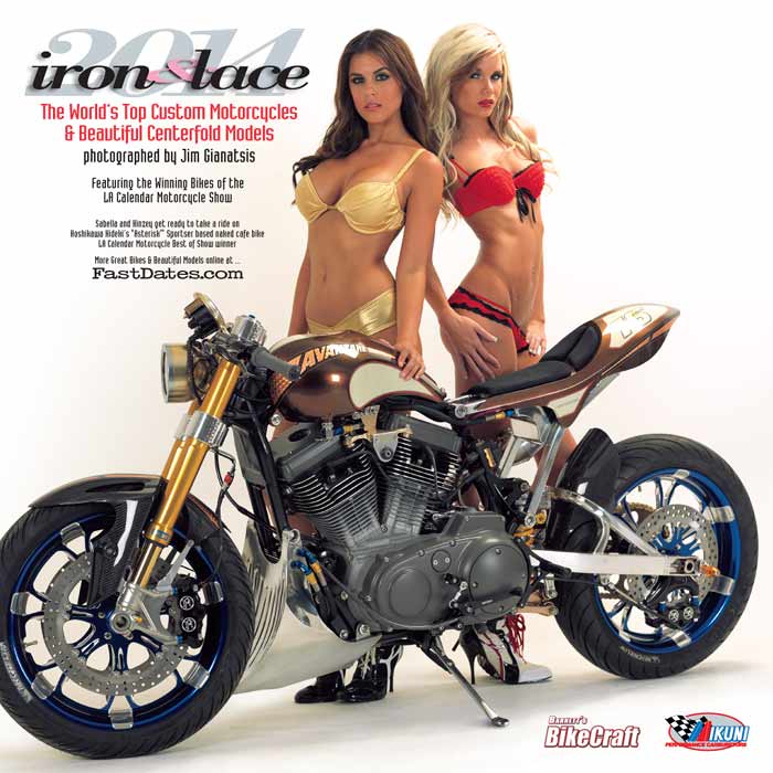 Iron & Lace custom V-twin motorcycle calendar